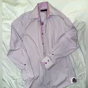 Coogi Luxe striped men’s medium dress shirt